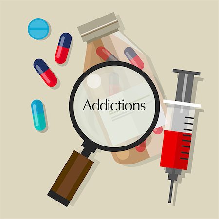 simsearch:400-08796662,k - addictions drug addicts pills overdose vector illustration icon vector Stock Photo - Budget Royalty-Free & Subscription, Code: 400-08291015