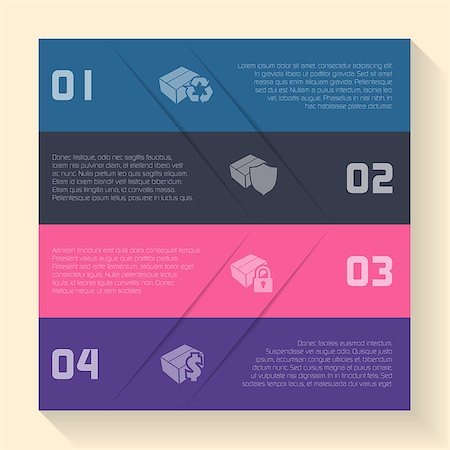 simsearch:400-07620578,k - Infographic background design with box icons and options Fotografie stock - Microstock e Abbonamento, Codice: 400-08292913