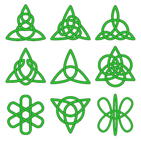 Collection of Celtic knots for use in your creative projects Stock Photo - Budget Royalty-Free & Subscription, Code: 400-08293594