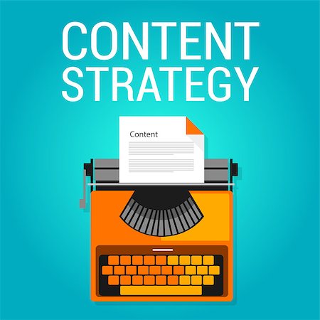 content strategy seo marketing blog  search engine optimization concept vector Foto de stock - Royalty-Free Super Valor e Assinatura, Número: 400-08293839