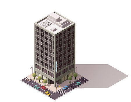 simsearch:400-08710651,k - Isometric icon representing city building Photographie de stock - Aubaine LD & Abonnement, Code: 400-08301239