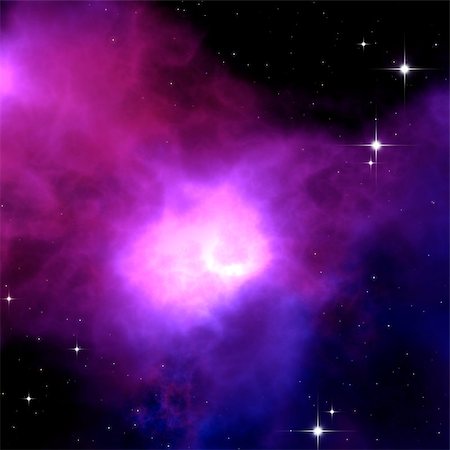 simsearch:400-04279251,k - An image of a strange purple nebula in space Fotografie stock - Microstock e Abbonamento, Codice: 400-08301952