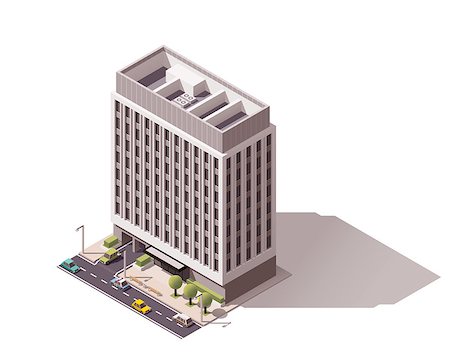 simsearch:400-09142236,k - Isometric icon representing city building Stock Photo - Budget Royalty-Free & Subscription, Code: 400-08302624