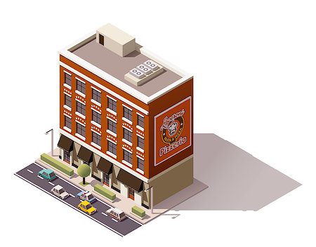 Isometric icon representing city building Foto de stock - Super Valor sin royalties y Suscripción, Código: 400-08303761