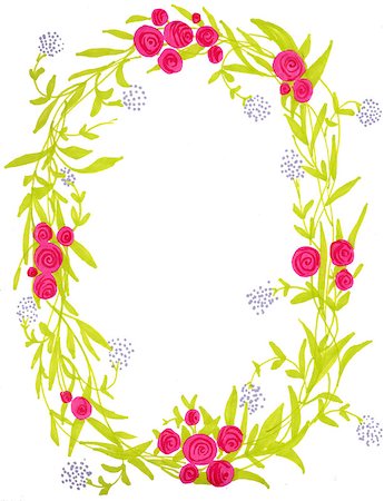 simsearch:400-08793224,k - Decorative flower  Alphabet illustration. Letter "O" Photographie de stock - Aubaine LD & Abonnement, Code: 400-08314356