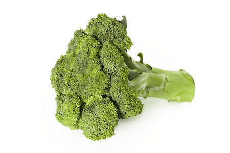 Fresh broccoli isolated on white background. Stock Photo - Budget Royalty-Free & Subscription, Code: 400-08315072