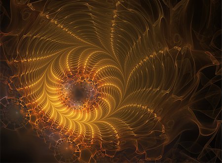 Abstract fractal flower computer-generated image Foto de stock - Royalty-Free Super Valor e Assinatura, Número: 400-08315264