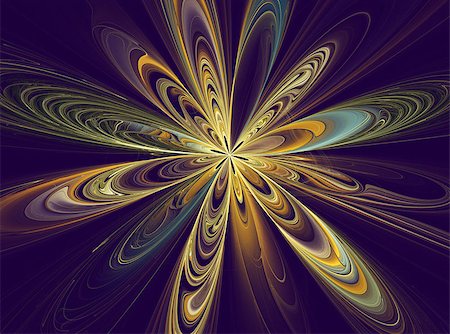 Abstract fractal flower computer-generated image Foto de stock - Royalty-Free Super Valor e Assinatura, Número: 400-08315267