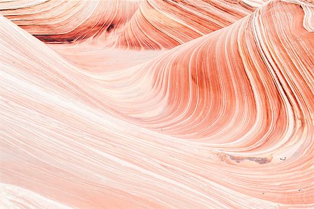 The Wave is an awesome vivid swirling petrified dune sandstone formation in Coyote Buttes North. It could be seen in Paria Canyon-Vermilion Cliffs Wilderness, Arizona. USA Stockbilder - Microstock & Abonnement, Bildnummer: 400-08315668