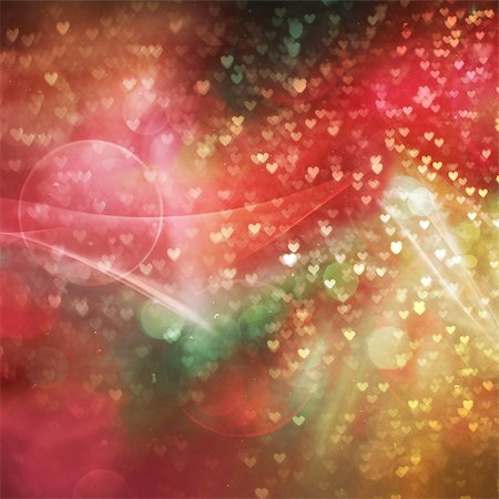 Abstract background for design with bokeh in form of heart Stock Photo - Budget Royalty-Free & Subscription, Code: 400-08316296