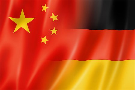 simsearch:400-06765248,k - Mixed China and Germany flag, three dimensional render, illustration Foto de stock - Super Valor sin royalties y Suscripción, Código: 400-08317107