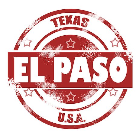 el paso, texas - El Paso stamp image with hi-res rendered artwork that could be used for any graphic design Stock Photo - Budget Royalty-Free & Subscription, Code: 400-08317470