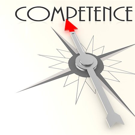 simsearch:400-08554045,k - Compass with competence word image with hi-res rendered artwork that could be used for any graphic design. Foto de stock - Royalty-Free Super Valor e Assinatura, Número: 400-08317879