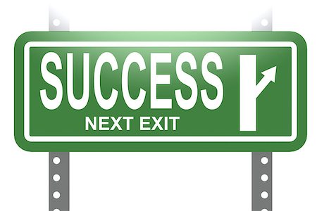 simsearch:400-09097706,k - Success green sign board isolated image with hi-res rendered artwork that could be used for any graphic design. Foto de stock - Super Valor sin royalties y Suscripción, Código: 400-08318599