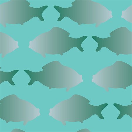 fish fin texture - vector illustration of the silhouette floating goldfish Foto de stock - Super Valor sin royalties y Suscripción, Código: 400-08319569