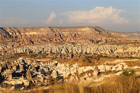 Beautiful views of the mountains in Cappadocia in Turkey Stockbilder - Microstock & Abonnement, Bildnummer: 400-08320125