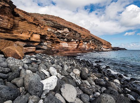 Picturesque Yellow Mountain (Montana Amarilla) in Costa del Silencio. Tenerife, Canary Islands Stock Photo - Budget Royalty-Free & Subscription, Code: 400-08334124