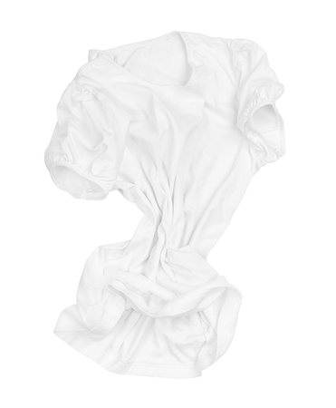 simsearch:400-05350090,k - blank white T-shirt on the move in the air on an isolated white background Stock Photo - Budget Royalty-Free & Subscription, Code: 400-08334504