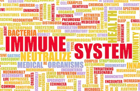 Immune System of a Good and Healthy Human Body Stock Photo - Budget Royalty-Free & Subscription, Code: 400-08335071