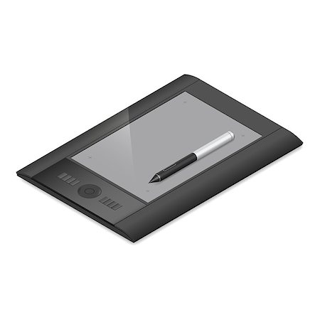 simsearch:400-08919132,k - Graphic tablet detailed isometric icon vector graphic illustration Foto de stock - Super Valor sin royalties y Suscripción, Código: 400-08335950