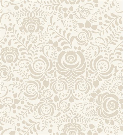 simsearch:400-04679760,k - Vector Floral vintage rustic seamless pattern. Background can be used for wallpaper, fills, web page, surface textures. Photographie de stock - Aubaine LD & Abonnement, Code: 400-08337956