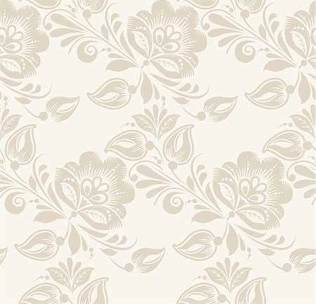 simsearch:400-04679760,k - Vector Floral vintage rustic seamless pattern. Background can be used for wallpaper, fills, web page, surface textures. Photographie de stock - Aubaine LD & Abonnement, Code: 400-08337958