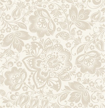 simsearch:400-04679760,k - Vector Floral vintage rustic seamless pattern. Background can be used for wallpaper, fills, web page, surface textures. Photographie de stock - Aubaine LD & Abonnement, Code: 400-08337966