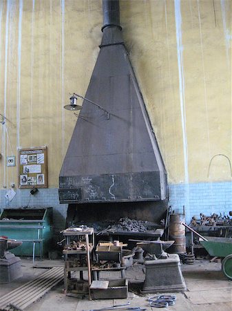 image of black old furnace for smithy Photographie de stock - Aubaine LD & Abonnement, Code: 400-08338148