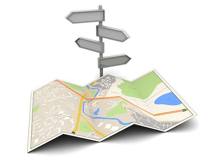 simsearch:625-00898537,k - 3d illustration of city map and index, over white background Stock Photo - Budget Royalty-Free & Subscription, Code: 400-08339271