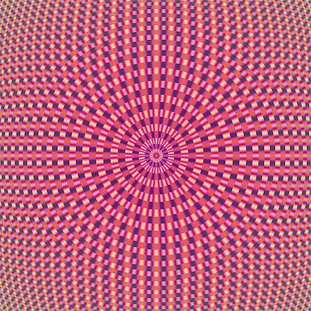 simsearch:400-06067180,k - A digital abstract fractal image with a geometric circular design in pink, blue, yellow and orange. Foto de stock - Super Valor sin royalties y Suscripción, Código: 400-08332673