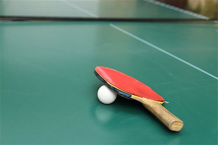 pong - Table tennis bat and ball Stock Photo - Budget Royalty-Free & Subscription, Code: 400-08333045