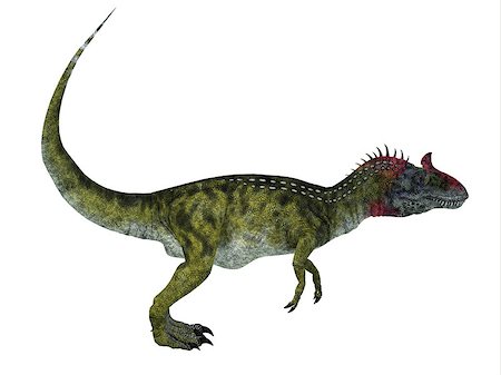 simsearch:400-08332007,k - Cryolophosaurus was a theropod dinosaur that lived in Antarctica during the Jurassic Period. Foto de stock - Super Valor sin royalties y Suscripción, Código: 400-08344105