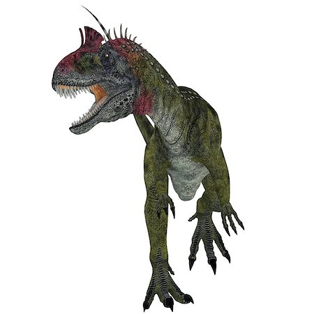 simsearch:400-08332007,k - Cryolophosaurus was a theropod dinosaur that lived in Antarctica during the Jurassic Period. Foto de stock - Super Valor sin royalties y Suscripción, Código: 400-08344101