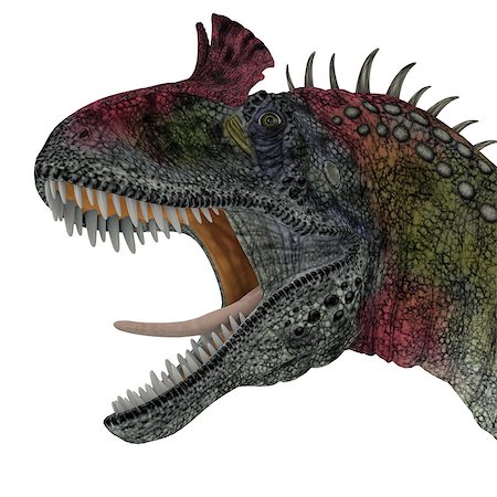 simsearch:400-08332007,k - Cryolophosaurus was a theropod dinosaur that lived in Antarctica during the Jurassic Period. Foto de stock - Super Valor sin royalties y Suscripción, Código: 400-08344102