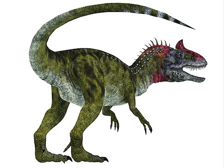 simsearch:400-08332007,k - Cryolophosaurus was a theropod dinosaur that lived in Antarctica during the Jurassic Period. Foto de stock - Super Valor sin royalties y Suscripción, Código: 400-08344103