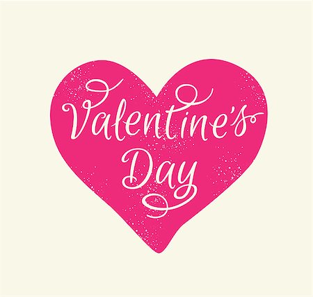 simsearch:400-07897102,k - Valentine's day greeting card with pink heart. Stock Photo - Budget Royalty-Free & Subscription, Code: 400-08345915