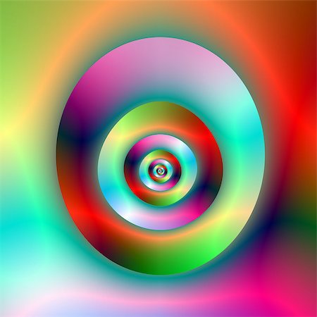 simsearch:400-06067180,k - Optical illusion were the torus becomes the hole and the hole becomes the torus, in green, red, violet and blue. Stock Photo - Budget Royalty-Free & Subscription, Code: 400-08346274