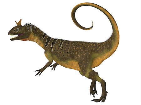 simsearch:400-08332007,k - Cryolophosaurus was a large theropod carnivorous dinosaur that lived in Antarctica during the Jurassic Period. Foto de stock - Super Valor sin royalties y Suscripción, Código: 400-08347316