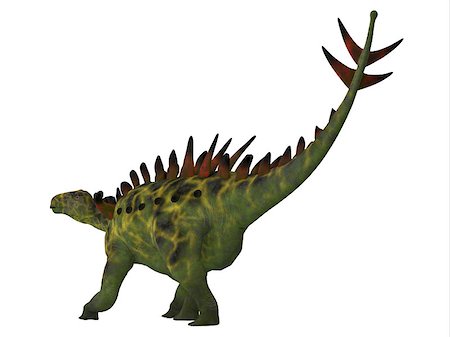 simsearch:400-08332007,k - Huayangosaurus was an armored herbivorous dinosaur that lived in the Jurassic Period of China. Foto de stock - Super Valor sin royalties y Suscripción, Código: 400-08347324