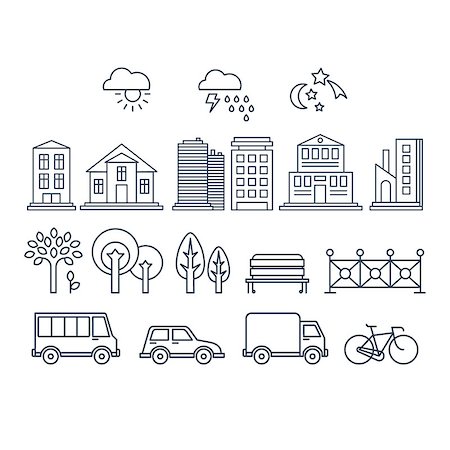 simsearch:400-08653702,k - Transportation and City Traffic Infographics Elements. Vector Illustartion Set Stock Photo - Budget Royalty-Free & Subscription, Code: 400-08347847