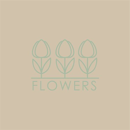 simsearch:400-08411281,k - Flower Shop Icon and Lettering Vector Emblems Stock Photo - Budget Royalty-Free & Subscription, Code: 400-08348646
