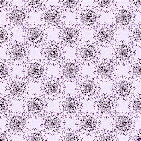 simsearch:400-07061067,k - Seamless gentle violet floral pattern with vintage flowers, vector EPS 10 Foto de stock - Super Valor sin royalties y Suscripción, Código: 400-08341156