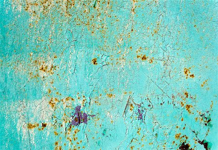 simsearch:600-02886688,k - Rusty painted blue metal with cracked paint. Texture grunge background Stock Photo - Budget Royalty-Free & Subscription, Code: 400-08341219