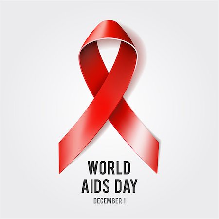 eficiente - 1st December World Aids Day concept with text and red ribbon of aids awareness. Vector illustration Stock Photo - Budget Royalty-Free & Subscription, Code: 400-08341287