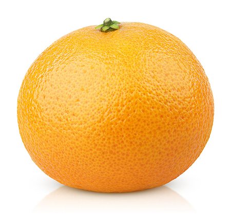 simsearch:400-07613620,k - Single Mandarin Orange (Tangerine) - citrus fruit isolated on white with clipping path Stockbilder - Microstock & Abonnement, Bildnummer: 400-08341529