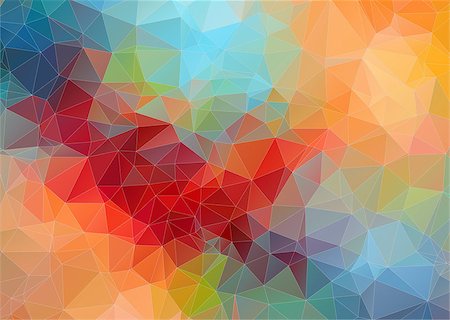 simsearch:400-08345289,k - Polygonal background. Composition with triangles geometric shapes. vector Stock Photo - Budget Royalty-Free & Subscription, Code: 400-08342002