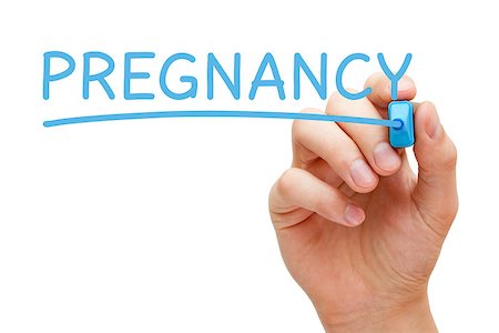 simsearch:400-08529613,k - Hand writing Pregnancy with blue marker on transparent wipe board isolated on white background. Stock Photo - Budget Royalty-Free & Subscription, Code: 400-08342844