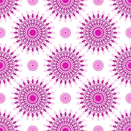 simsearch:400-07061067,k - Seamless white pattern with purple vintage balls, vector Foto de stock - Super Valor sin royalties y Suscripción, Código: 400-08342899