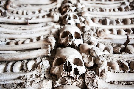 Chapel of human bones at Campo Maior Our Lady of Da Expectaçao Church, Portugal Stockbilder - Microstock & Abonnement, Bildnummer: 400-08343541