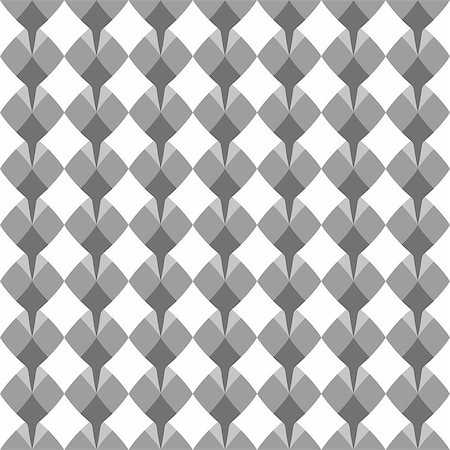 simsearch:400-08675660,k - Tile vector pattern with grey and white seamless floral background Stock Photo - Budget Royalty-Free & Subscription, Code: 400-08375863